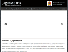 Tablet Screenshot of jaganexports.com